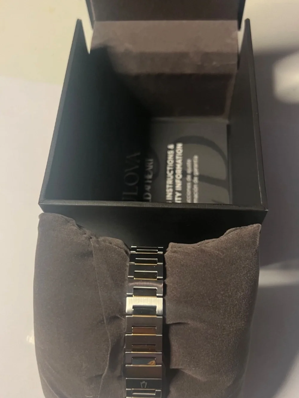 Bulova Classic Women’s Quartz 30m 39mm White Roman Dial Two-Tone SS w/ Box